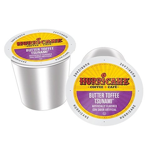 Hurricane Coffee, Butter Toffee Tsunami, 24 Count
