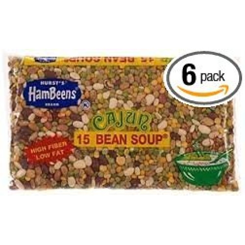 Hambeens Cajun 15 Bean Soup 20Oz Bag Pack Of 6