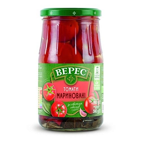 Tomatoes Pickled Veres Ukraine Glass 780G 27.5 Oz