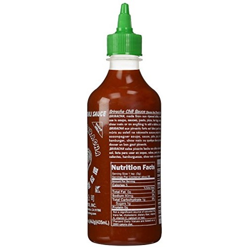 Huy Fong - Sriracha Hot Chili Sauce Net Wt. 17 Oz. - 3 Pack