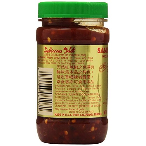 Huy Fong Sambal Oelek Chili Paste, 8 Oz