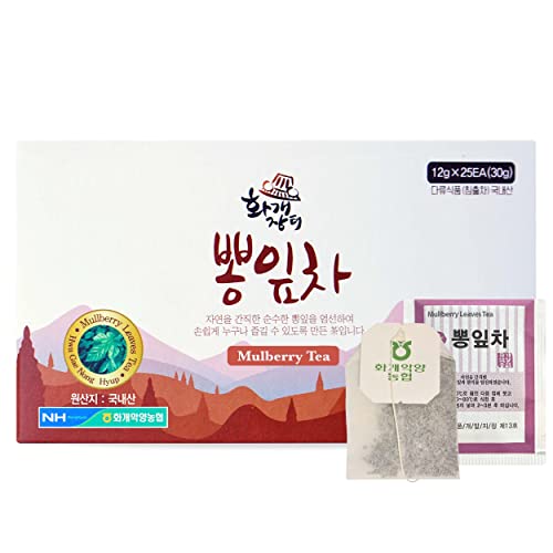 Hwagae Nonghyup Mulberry Leaves Tea, 25 Count