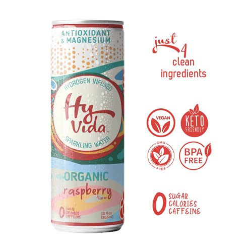 Hyvida Hydrogen Infused Sparkling Water Beverage – Organically F