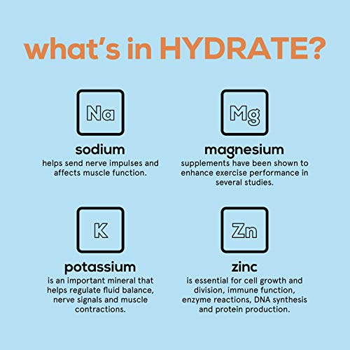 Hydrant Hydrate Iced Tea Lemonade 30 Stick Packs, Electrolyte Po