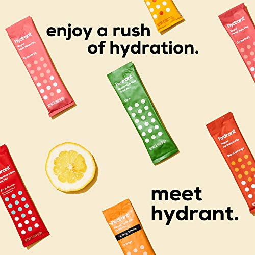 Hydrant Hydrate Iced Tea Lemonade 30 Stick Packs, Electrolyte Po
