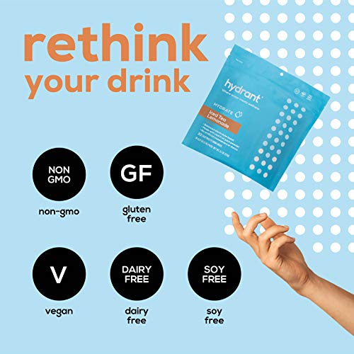 Hydrant Hydrate Iced Tea Lemonade 30 Stick Packs, Electrolyte Po