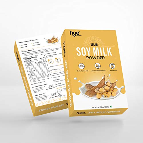 Hye Foods Vegan Soy Milk Powder | 49% Protein | Unsweetened | 17