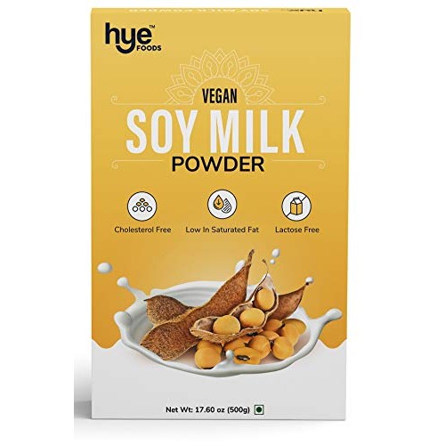 Hye Foods Vegan Soy Milk Powder | 49% Protein | Unsweetened | 17