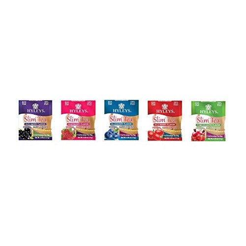 Hyleys Slim Tea 5 Flavor Assortment 1 Pack