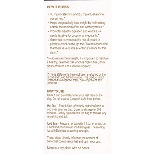 Hyleys Slim Tea 5 Flavor Assortment 1 Pack