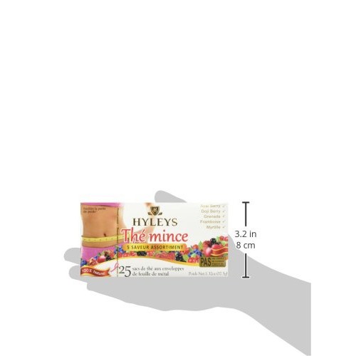 Hyleys Slim Tea 5 Flavor Assortment 1 Pack