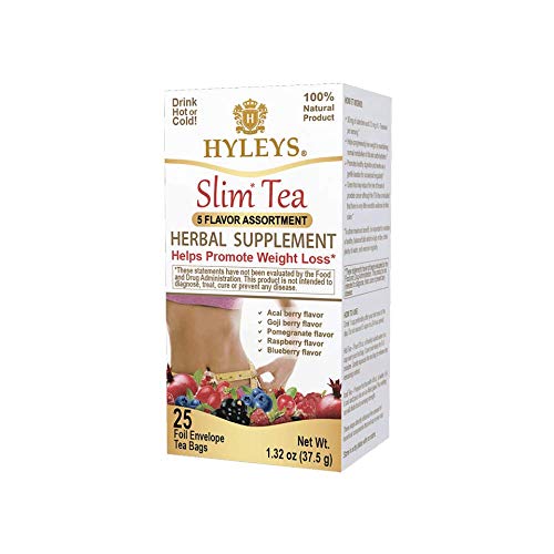 Hyleys Slim Tea 5 Flavor Assortment 1 Pack