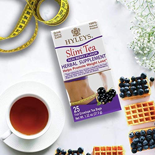 Hyleys Slim Tea Weight Loss Herbal Supplement With Acai Berry - Hyleys Slim Tea Weight Loss Herbal Supplement With Acai Berry -