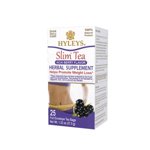 Hyleys Slim Tea Weight Loss Herbal Supplement With Acai Berry - Hyleys Slim Tea Weight Loss Herbal Supplement With Acai Berry -