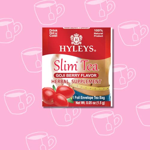 Hyleys Slim Tea Goji Berry Flavor - Weight Loss Herbal Supplemen...