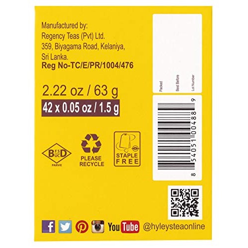 Hyleys Wellness Turmeric with Green Tea Assorted Collection - 42...