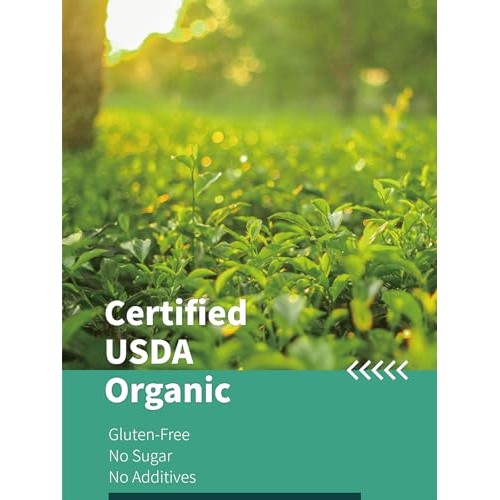 HYNTMYT Organic Green Tea Bags, USDA Organic Green Tea, Mild & S...