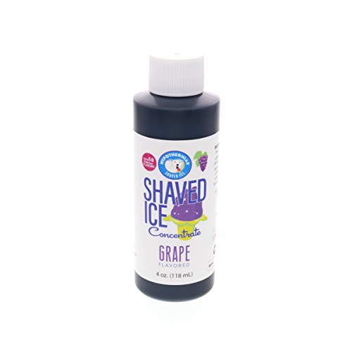 Grape Shaved Ice And Snow Cone Flavor Concentrate 4 Fl Ounce Siz