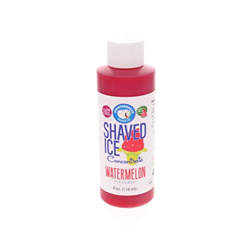 Watermelon Shaved Ice And Snow Cone Flavor Concentrate 4 Fl Ounc