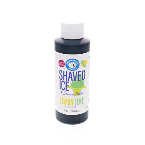Lemon Lime Shaved Ice And Snow Cone Flavor Concentrate 4 Fl Ounc