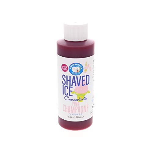 Pink Champagne Shaved Ice And Snow Cone Flavor Concentrate 4 Fl
