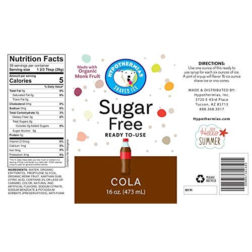 Sugar Free Snow Cone Syrup, Diet Flavor Syrup, Icee Slushie Syru Sugar Free Snow Cone Syrup, Diet Flavor Syrup, Icee Slushie Syru