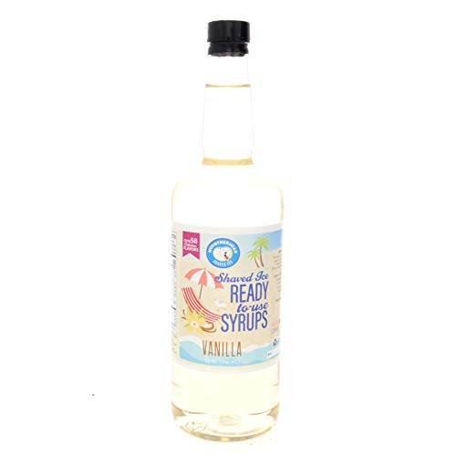 Vanilla Ready To Use Hawaiian Shaved Ice Or Snow Cone Syrup Quar Vanilla Ready To Use Hawaiian Shaved Ice Or Snow Cone Syrup Quar