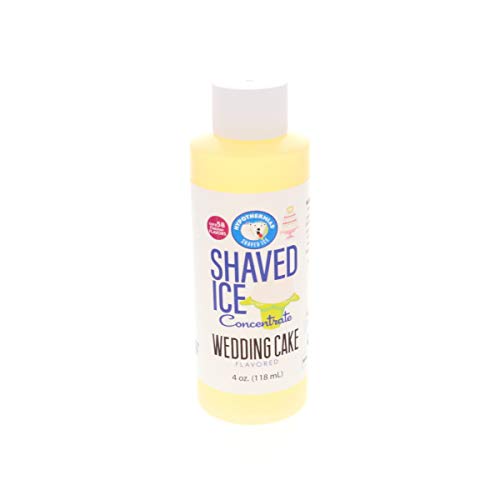 Wedding Cake Shaved Ice And Snow Cone Flavor Concentrate 4 Fl Ou