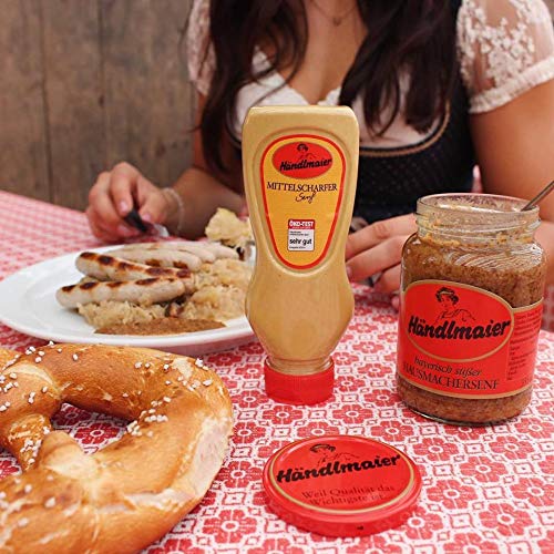 Bavarian Sweet Home-Made Mustard 2X100 Ml, Haendlmaier / Germany