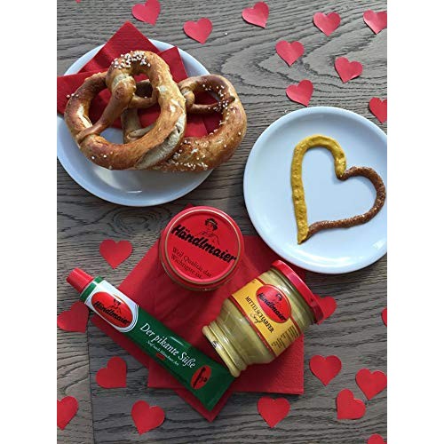 Bavarian Sweet Home-Made Mustard 2X100 Ml, Haendlmaier / Germany