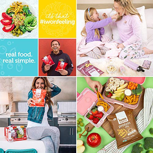 Iwon Organics Sweet Dijon Flavor Snack Stix, High Protein And Or