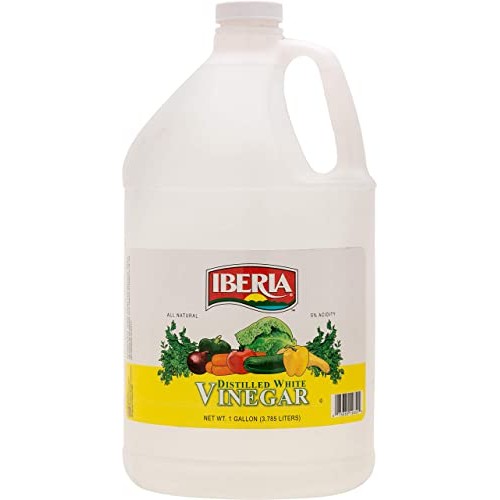 Iberia All Natural Distilled White Vinegar, 1 Gallon - 5% Acidity