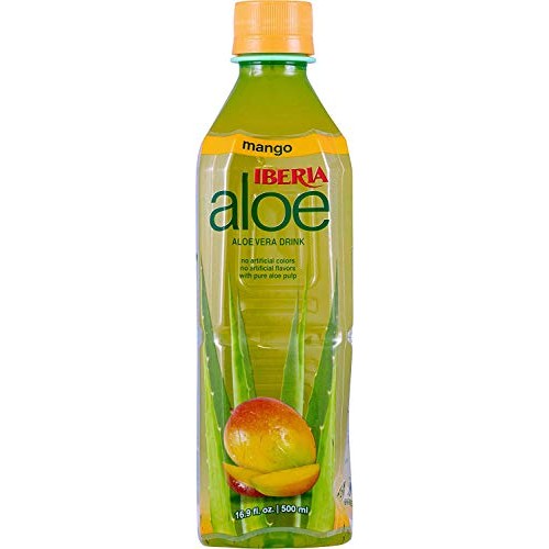 Iberia Aloe Vera Drink With Pure Aloe Pulp 16.9 Fl Oz Pack Of 8