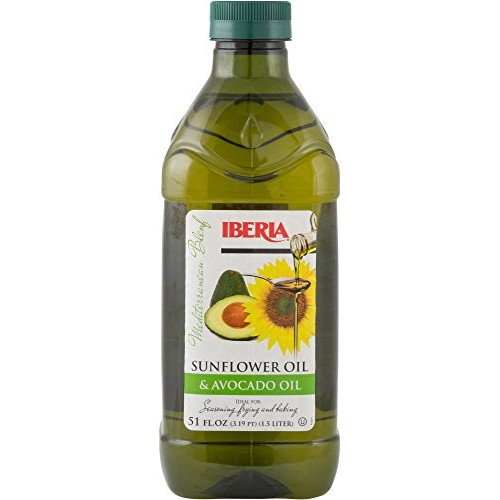 Iberia Avocado And Sunflower Oil 1.5 Liter For High Heat Cooki