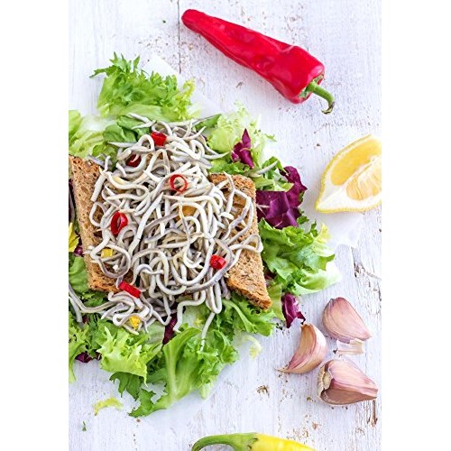 Iberia Baby Eels In Olive Oil, 4 Oz Surimi Style Angulas