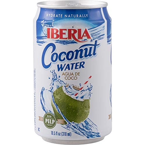 Iberia Coconut Water With Pulp, 10.5 Fl Oz Pack Of 24