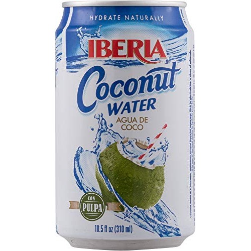Iberia Coconut Water With Pulp, 10.5 Fl Oz Pack Of 24