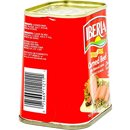 Iberia Corned Beef, 12 oz, Premium Quality Corned Beef With Natu...