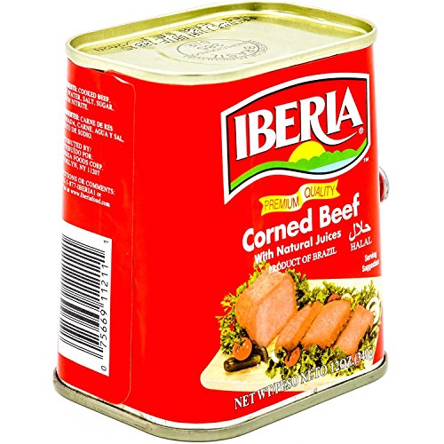 Iberia Corned Beef, 12 oz, Premium Quality Corned Beef With Natu...