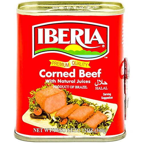 Iberia Corned Beef, 12 oz, Premium Quality Corned Beef With Natu...