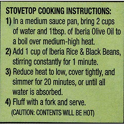 Iberia Rice &Amp; Black Beans, 3.4 Lb, Completely Seasoned &Amp; Ready T