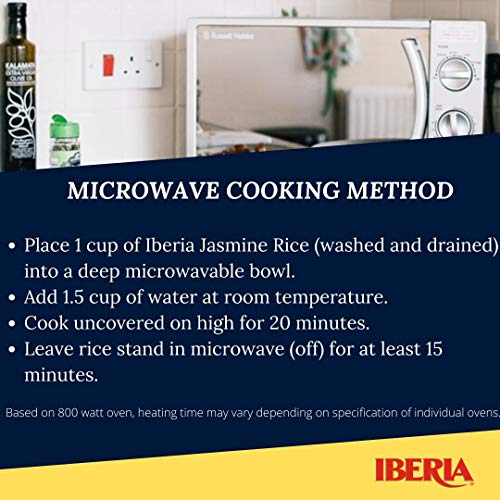 Iberia Jasmine Rice, 5 Lbs Long Grain Naturally Fragrant Enriche