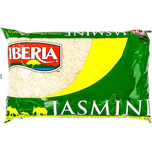 Iberia Jasmine Rice, 5 Lbs Long Grain Naturally Fragrant Enriche