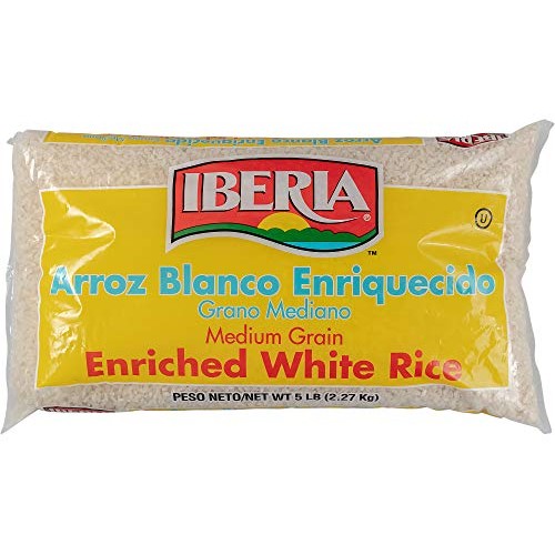 Iberia Medium Grain White Rice 5 Lb.
