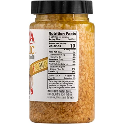 Iberia Minced Garlic With Olive Oil, 8 Ounce Pack Of 1