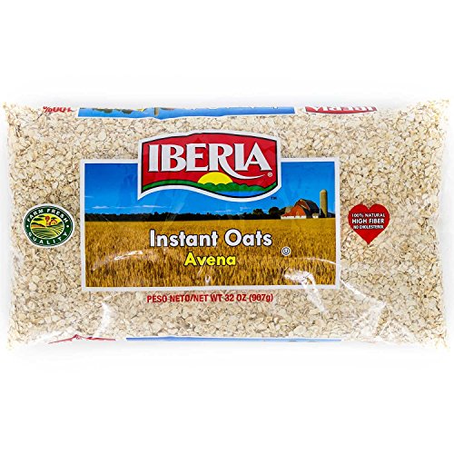 Iberia Oats Instant Oatmeal, Breakfast Cereal, High Fiber, No Ch