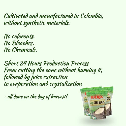 Iberia Organic Cane Sugar, 1.5 lb. Pack of 3