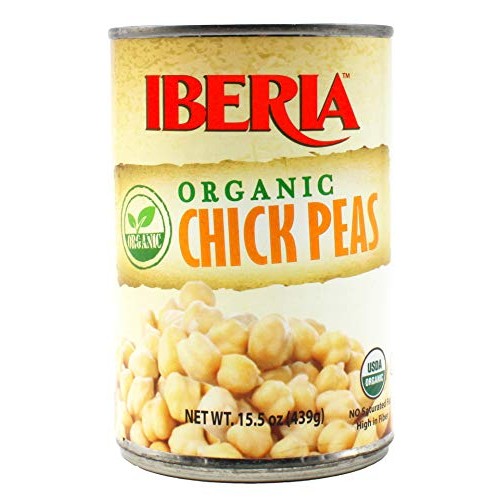 Iberia Organic Chickpeas 15.5 oz Pack of 8