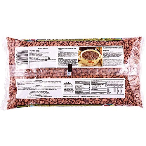 Iberia Pinto Beans 4 Lb., Bulk Pinto Beans, Long Shelf Life Pint
