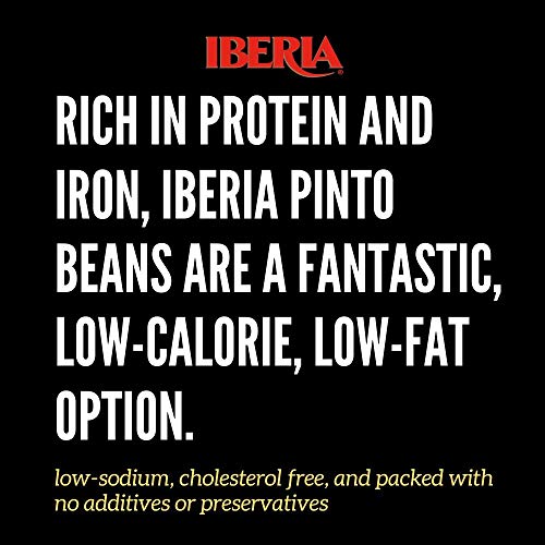 Iberia Pinto Beans 4 Lb., Bulk Pinto Beans, Long Shelf Life Pint